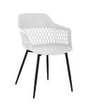 Moderné stoličky - biela stolička do jedálne.