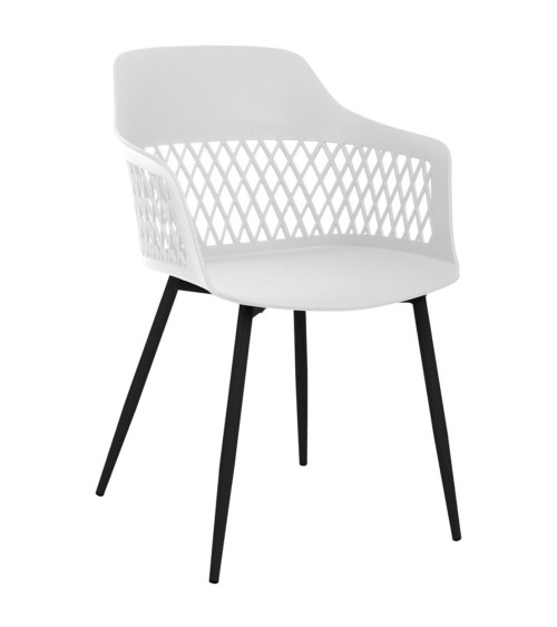 Moderné stoličky - biela stolička do jedálne.