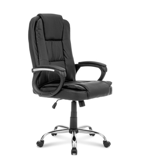 Ergonomická kancelárska stolička - čierna stolička do kancelárie.