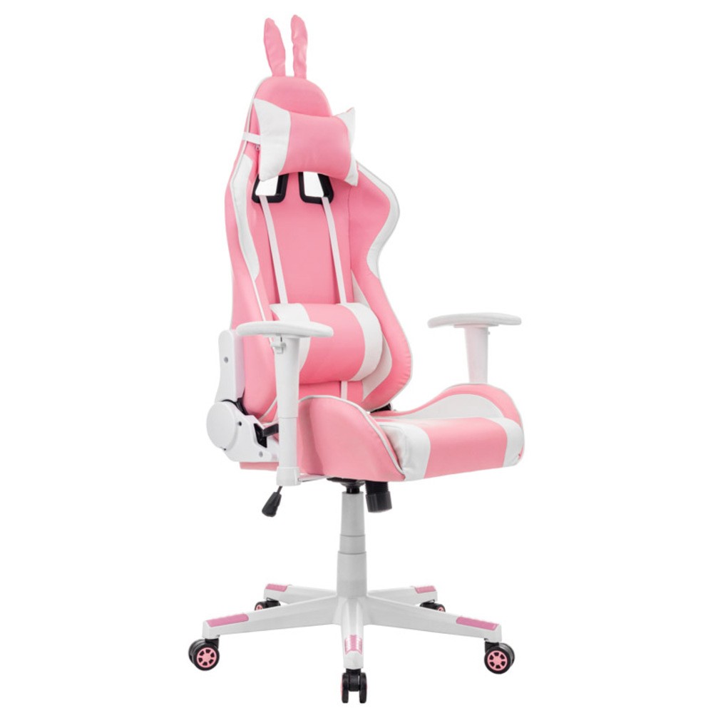 Ružová herná stolička - herné kreslá - gamingové kreslá - polohovateľné kreslá.