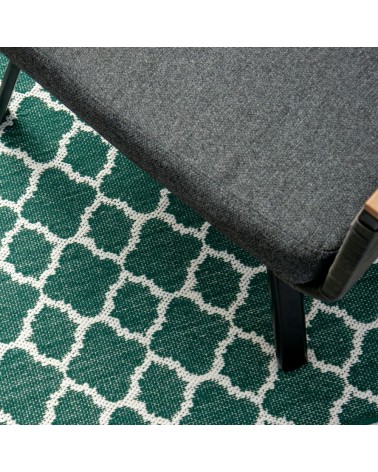 Vonkajší koberec - zelený vzor. Koberc do exteriéru aj interiéru.