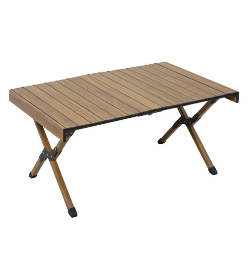 Kempingový stôl vyrobený výlučne z hliníka.